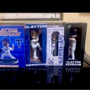 LA Dodgers Clayton Kershaw Bobblehead Lot